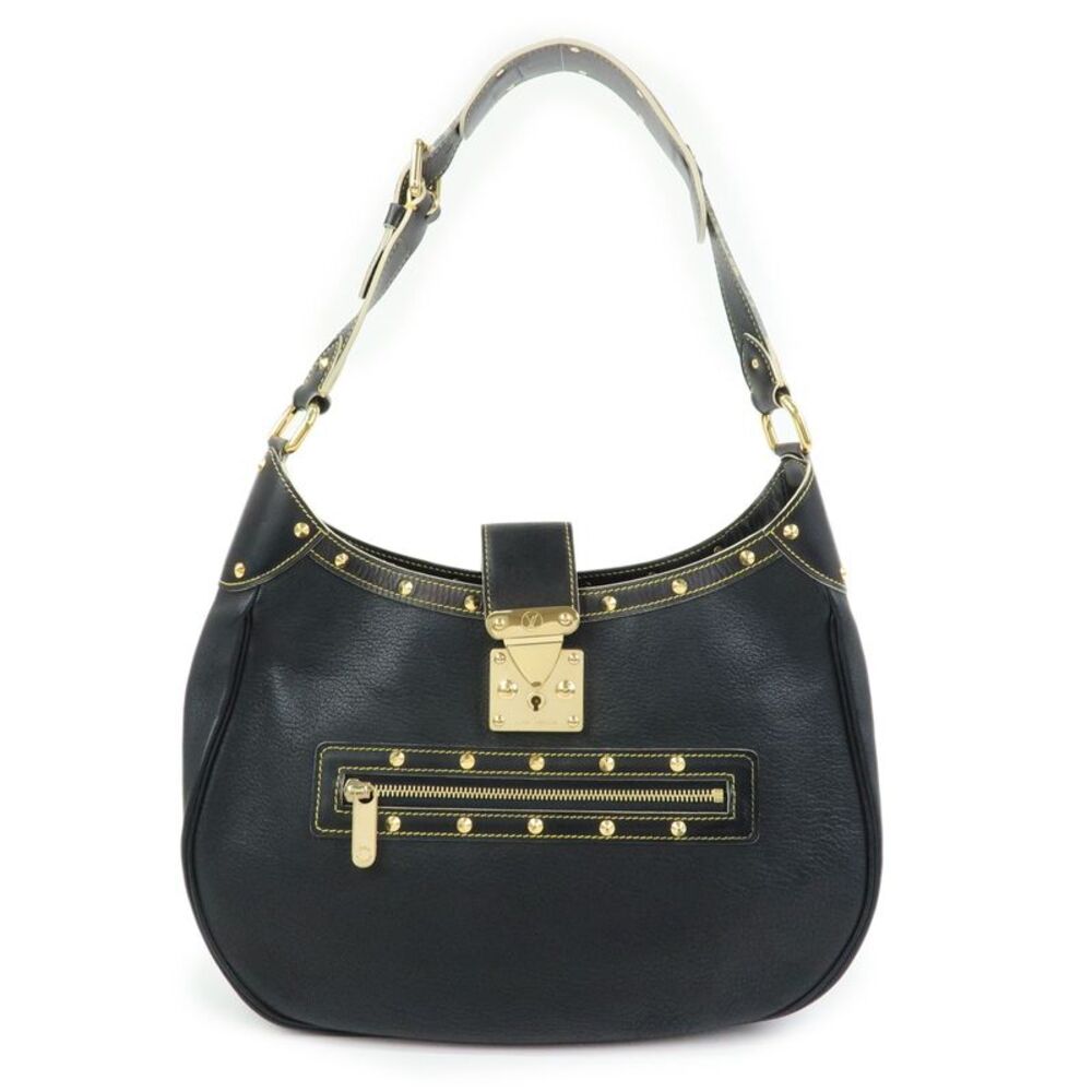 Louis Vuitton Suhali L'affriolant Leather Black Leather Handbag